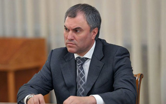 Volodin: "ABŞ hakimiyyəti əldə saxlamaq üçün Avropanın rifahını qurban verir"