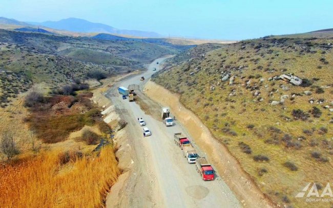 Qarabağda bu yolun inşasına başlanıldı – Foto