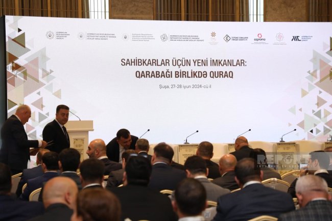 Şuşada “Sahibkarlar üçün yeni imkanlar: Qarabağı birlikdə quraq” adlı tədbir keçirilir