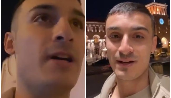 Bu gəncin İrəvana gedib Azərbaycan dilində danışması gündəm oldu - Video
