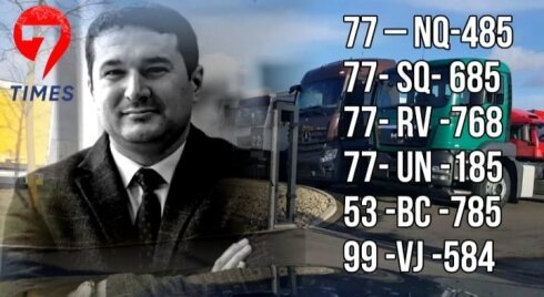 Pərvin Ağasiyevin böyük sərvəti və ümumi dəyəri 1 milyon manata bərabər olan yük avtomobilləri…