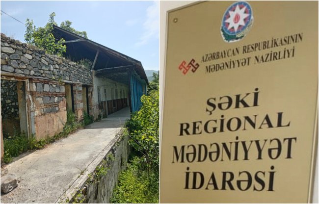 Şəkidə Baş Göynük kəndinin “Sənətkarlar evi” nədən yanıb və niyə təmir olunmur