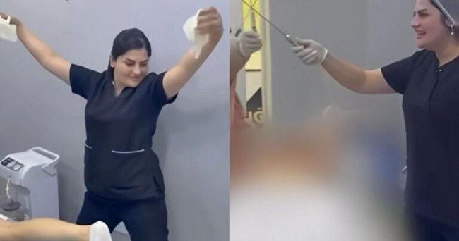 "Dost Estetik Mərkəzi"ndə əməliyyat zamanı qeyri-etik görüntüləri yayılan "həkim" DANIŞDI