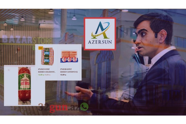 Tərkibində qadağan olunmuş ət yapışqanı aşkarlanan Rusiya şirkətinin məhsulları Azərbaycanda satışda – “Bazarstore”da tapıldı / FOTOLAR