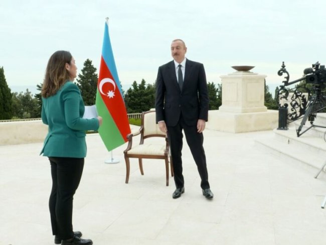 Zəfər xronikası. 2 oktyabr 2020-ci il: İlham Əliyev “Əl-Cəzirə” televiziya kanalına müsahibə verib