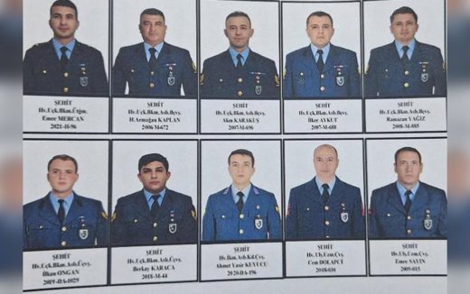 Həlak olan ekipaj üzvlərinin - Fotosu