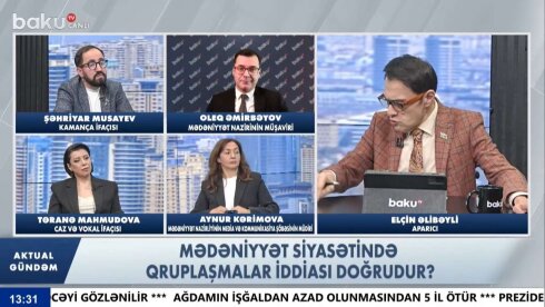 Mədəniyyət Nazirliyinin rəsmisi efirdə susduruldu: Qurum nə üçün hədəf alınır?