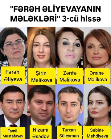 Fərəh Əliyevanın kadrları: DAHA KİMLƏR VAR... - YENİ ADLAR AÇIQLANDI