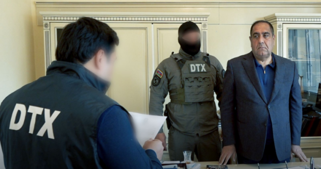 DTX-dan ƏMƏLİYYAT: İcra başçısı rüşvəti belə yığıb - VİDEO